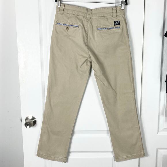 XLARGE Pants Men W32, Beige,Logo-Print,Zip,Pocket,Cotton100% - Picture 3 of 16